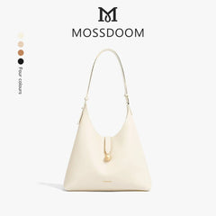 MOSSDOOM GIO VERSATILE WOMEN'S BAG – LARGE TOTE & SHOULDER BAG IN SOLID COLORS