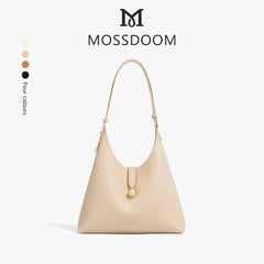 MOSSDOOM GIO VERSATILE WOMEN'S BAG – LARGE TOTE & SHOULDER BAG IN SOLID COLORS
