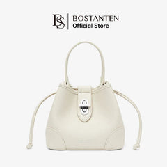 BOSTANTEN WOMEN'S DRAWSTRING BAG WITH BUCKLE LOCK