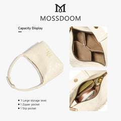 MOSSDOOM CELESTIA – ELEGANT WOVEN UNDERARM SHOULDER BAG