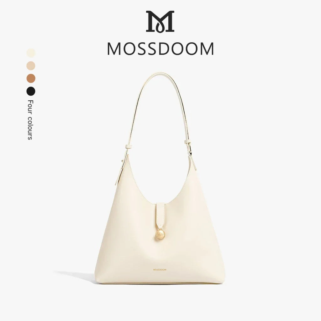 MOSSDOOM GIO VERSATILE WOMEN'S BAG – LARGE TOTE & SHOULDER BAG IN SOLID COLORS