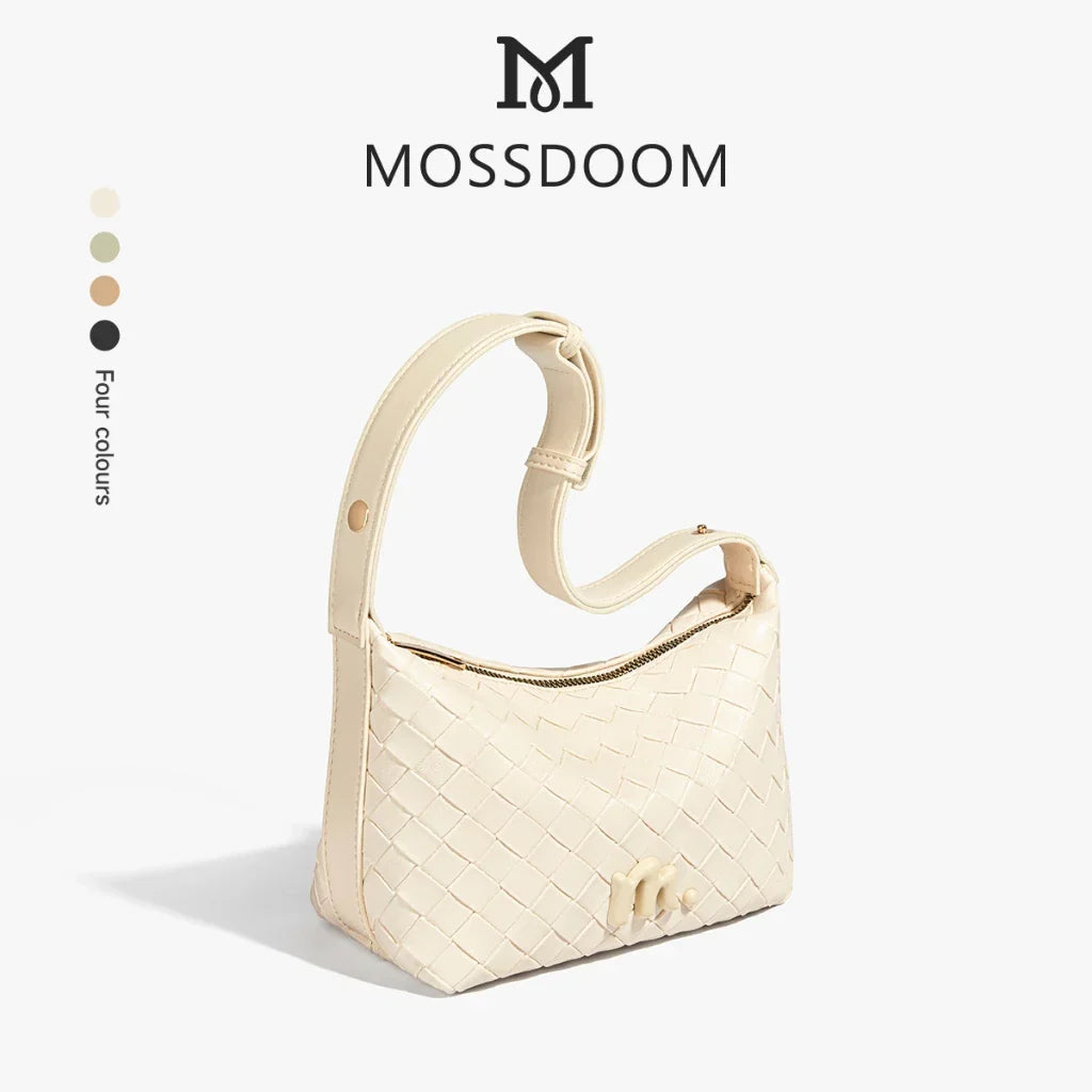 MOSSDOOM CELESTIA – ELEGANT WOVEN UNDERARM SHOULDER BAG